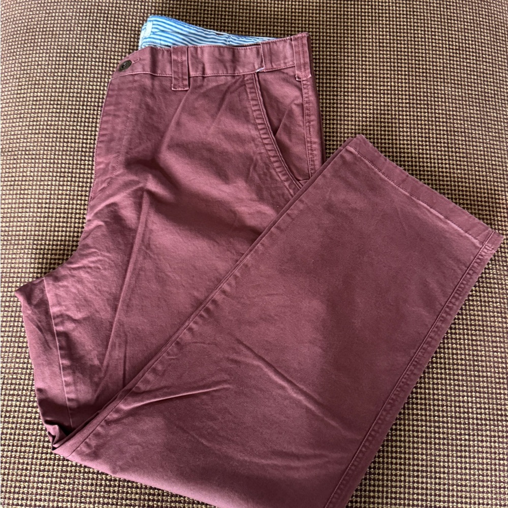 The Territory Ahead Red Chinos Classic Style